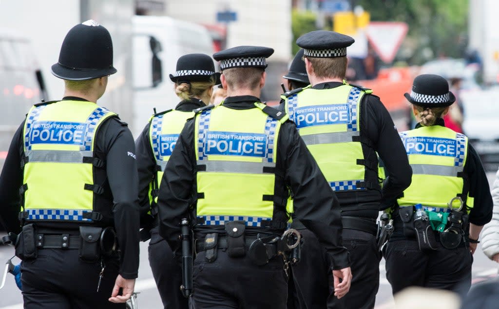 Police officers on patrol (Anthony Devlin/PA) (PA Archive)