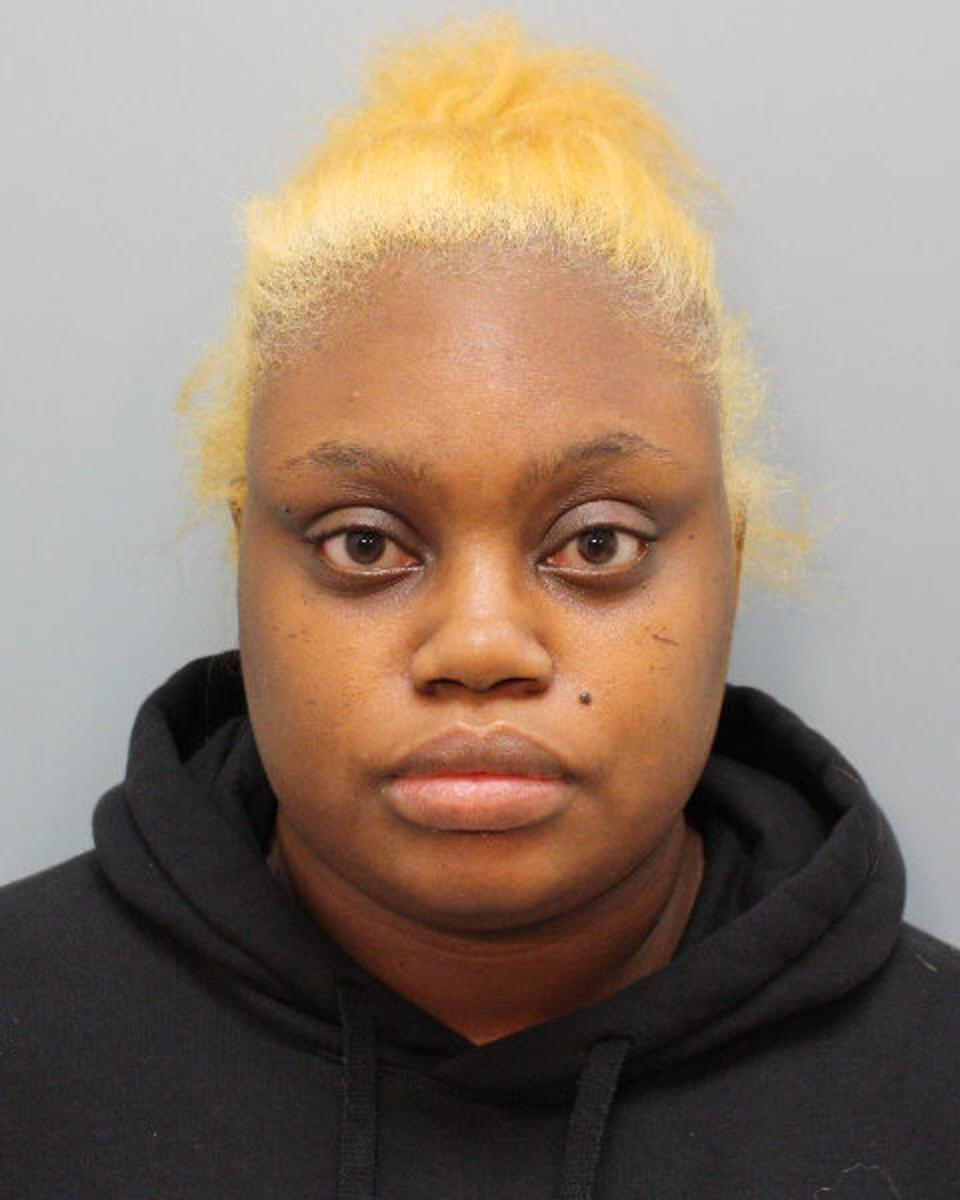 Gloria Williams is pictured in her mugshot following her arrest on Tuesday (Harris County Sheriff’s Office)