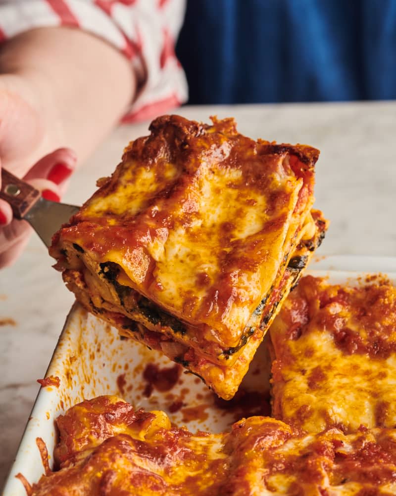 The Best Spinach Lasagna