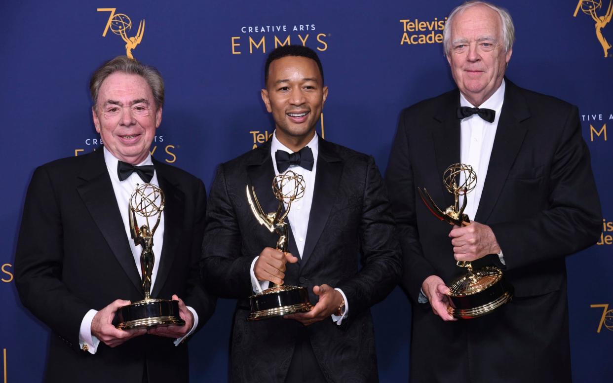 Andrew Lloyd Webber, John Legend and Tim Rice - Invision