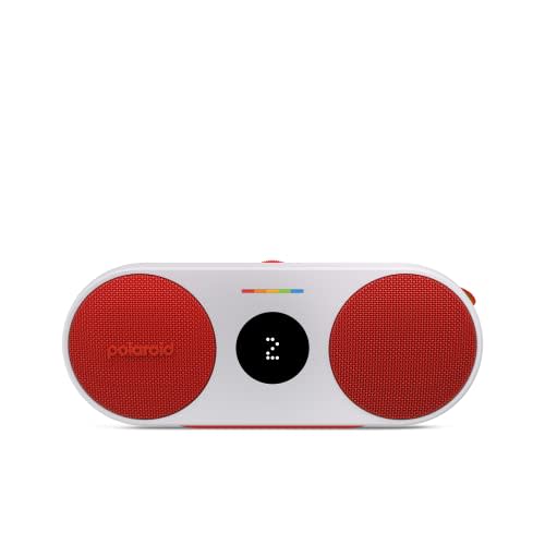 Polaroid P2 Music Player (Red) - Powerful Portable Wireless Bluetooth Speaker Rechargeable with Dual Stereo Pairing (AMAZON)