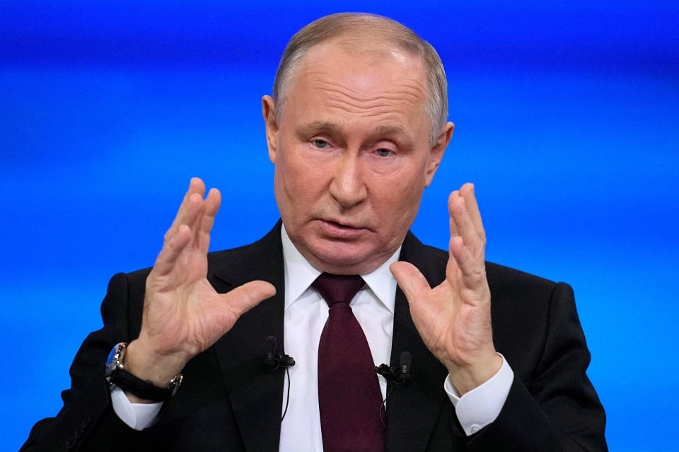 Wladimir Putin wurde auch in diesem Jahr wieder häufig gesucht. (Bild: Alexander Zemlianichenko/Pool via REUTERS)