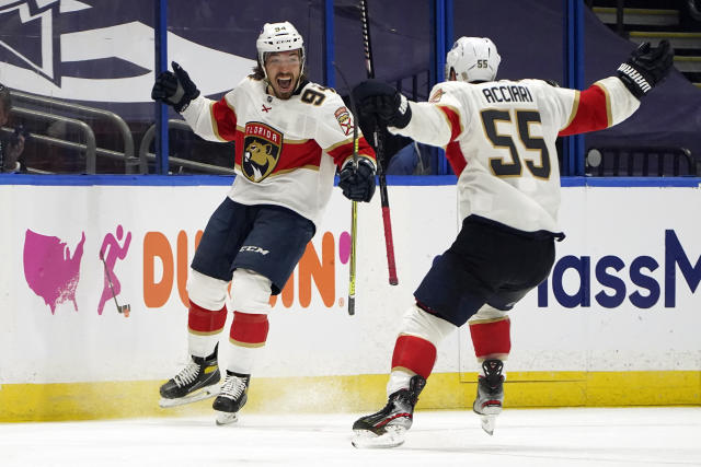 Jonathan Huberdeau, Ryan Lomberg lead Panthers over Canadiens