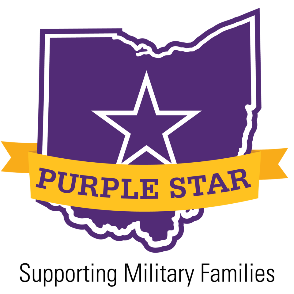 The Purple Star Award recognizes schools that show a major commitment to students and families connected to our nation’s military.