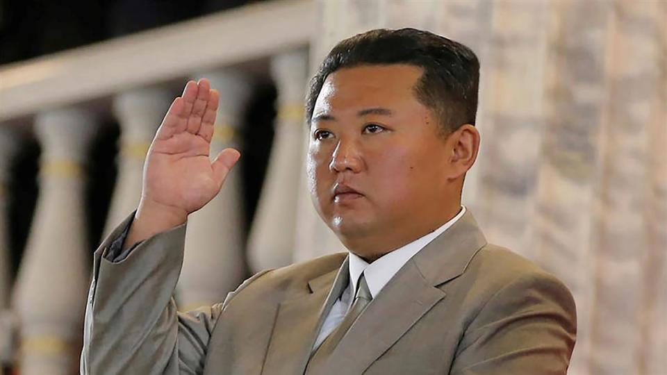 金正恩近年提高掃黃掃毒的力度。（圖／AP）