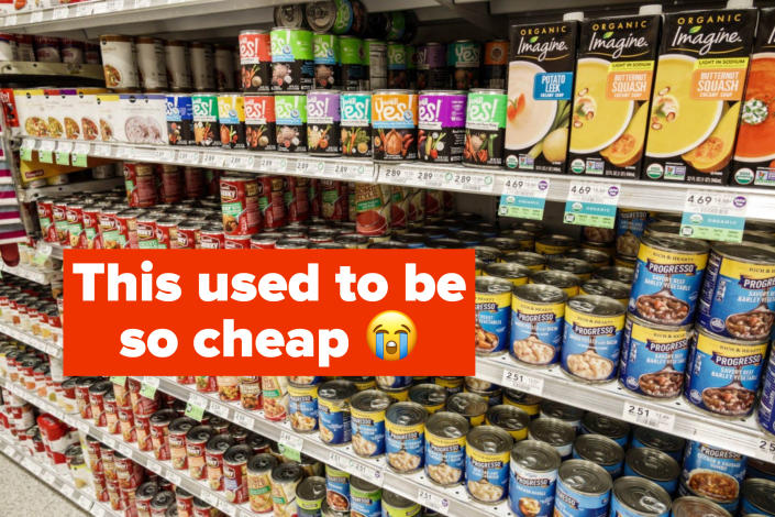 supermarket soup aisle