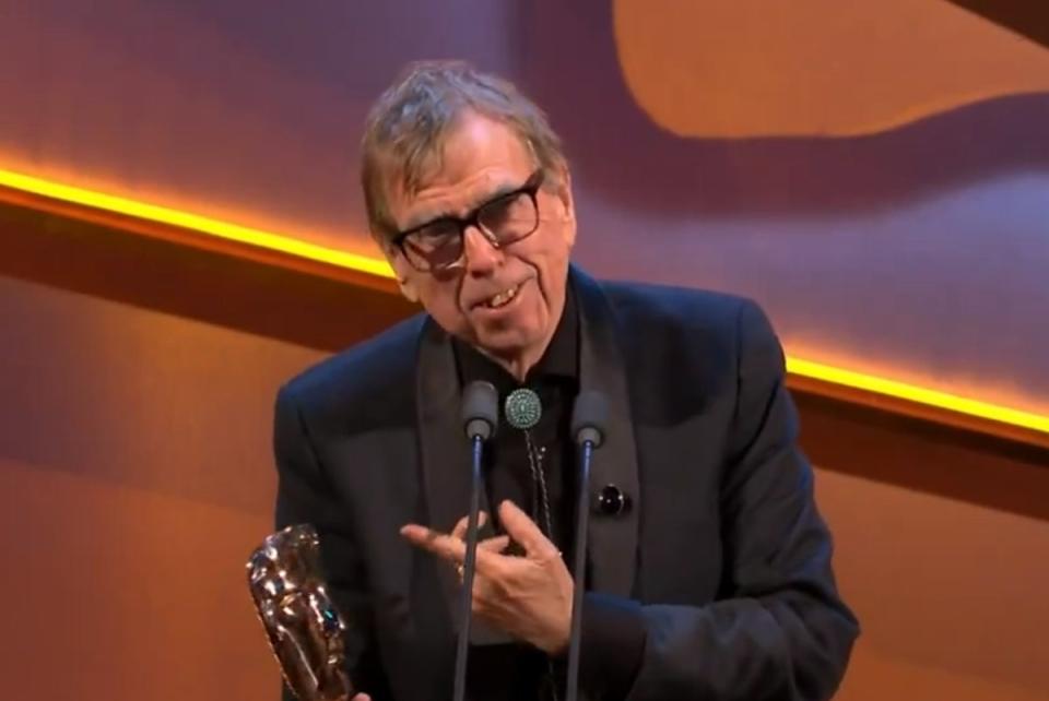 Timothy Spall at the TV Baftas 2024 (BBC)