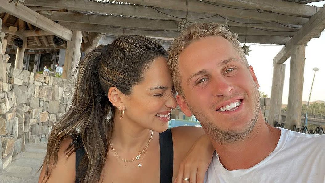 Jared Goff announces engagement to model Christen Harper