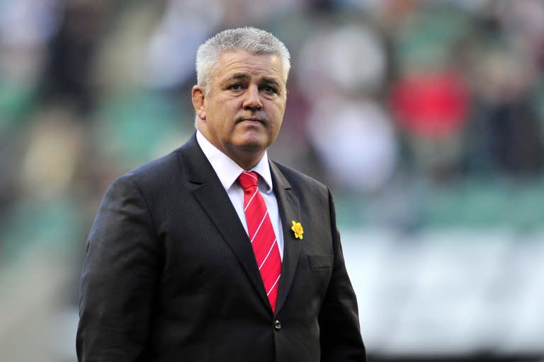 Coach of Wales and, head coach for the 2013 British and Irish Lions tour of Australia, Warren Gatland, pictured before the Six Nations rugby union match between England and Wales, at Twickenham Stadium, southwest of London, on February 25, 2012. Gatland has assured England's coach Stuart Lancaster selection for this year's British and Irish Lions tour of Australia will be based solely on merit