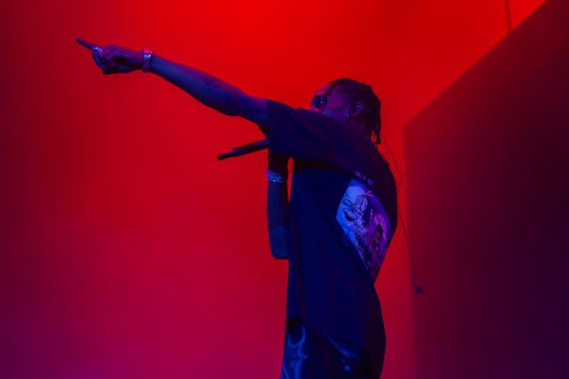 Travis Scott, Lollapalooza 2018, photo by Caroline Daniel