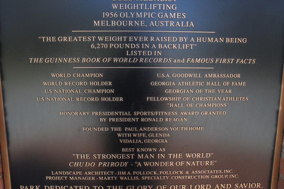 Anderson totaled 440 pounds for a clean and jerk, 930 pounds for a back squat and a 6,270-pound backlift. The backlift record was why he was called the 