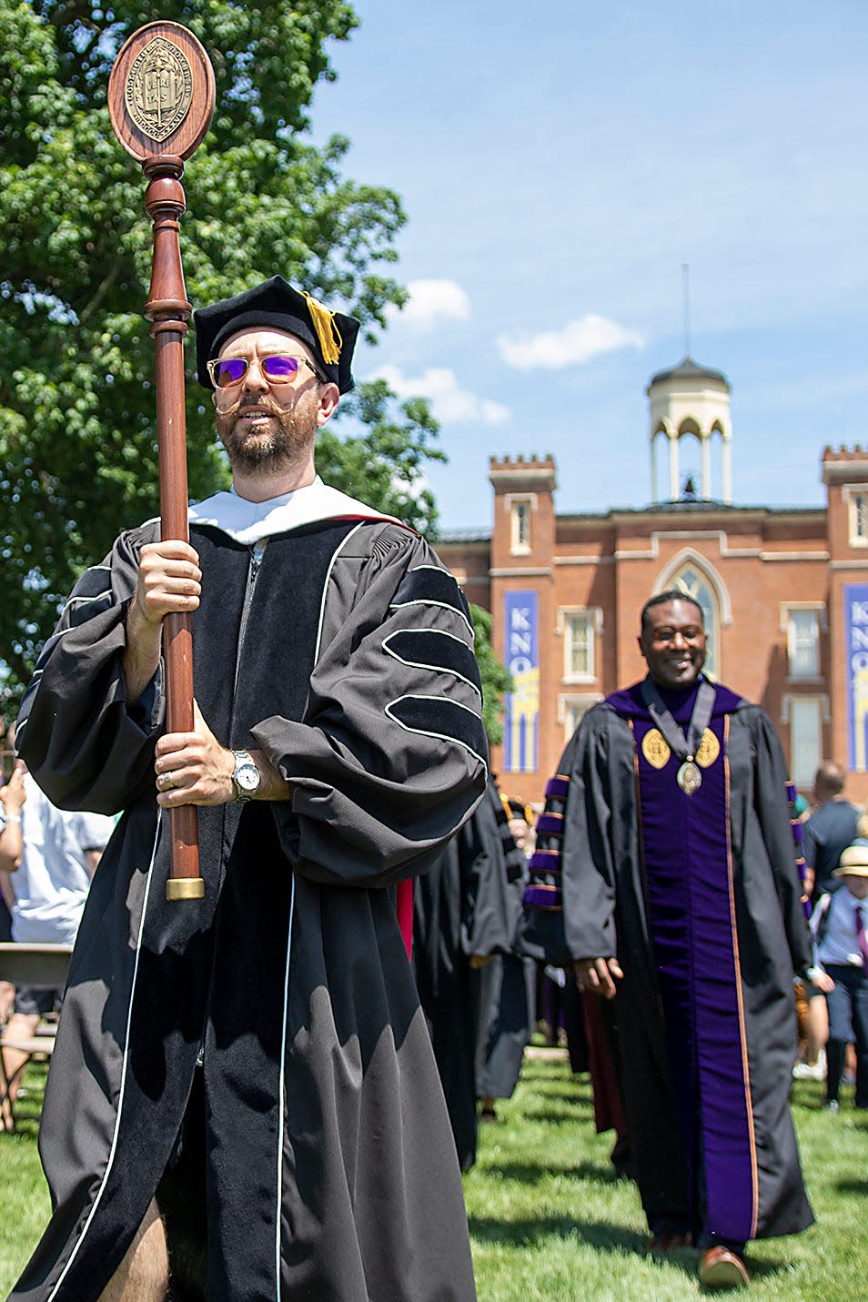 The 177th Knox College Commencement, graduating the Class of 2022, was held on the lawn of Old Main on Sunday, June 5, 2022.