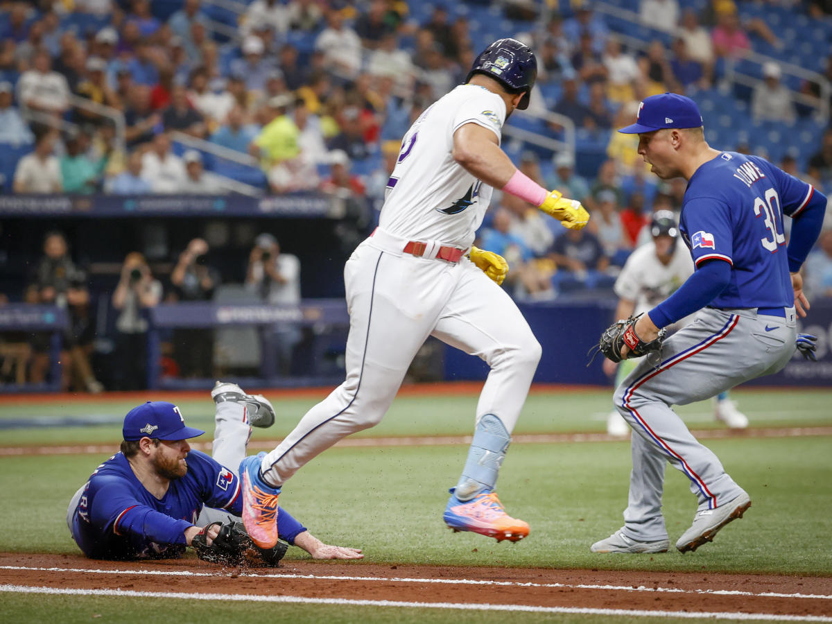 Rays wear Devil Rays jerseys for first time in playoffs