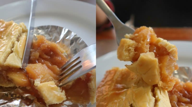 swisslink bakery & cafe - applepie closeup