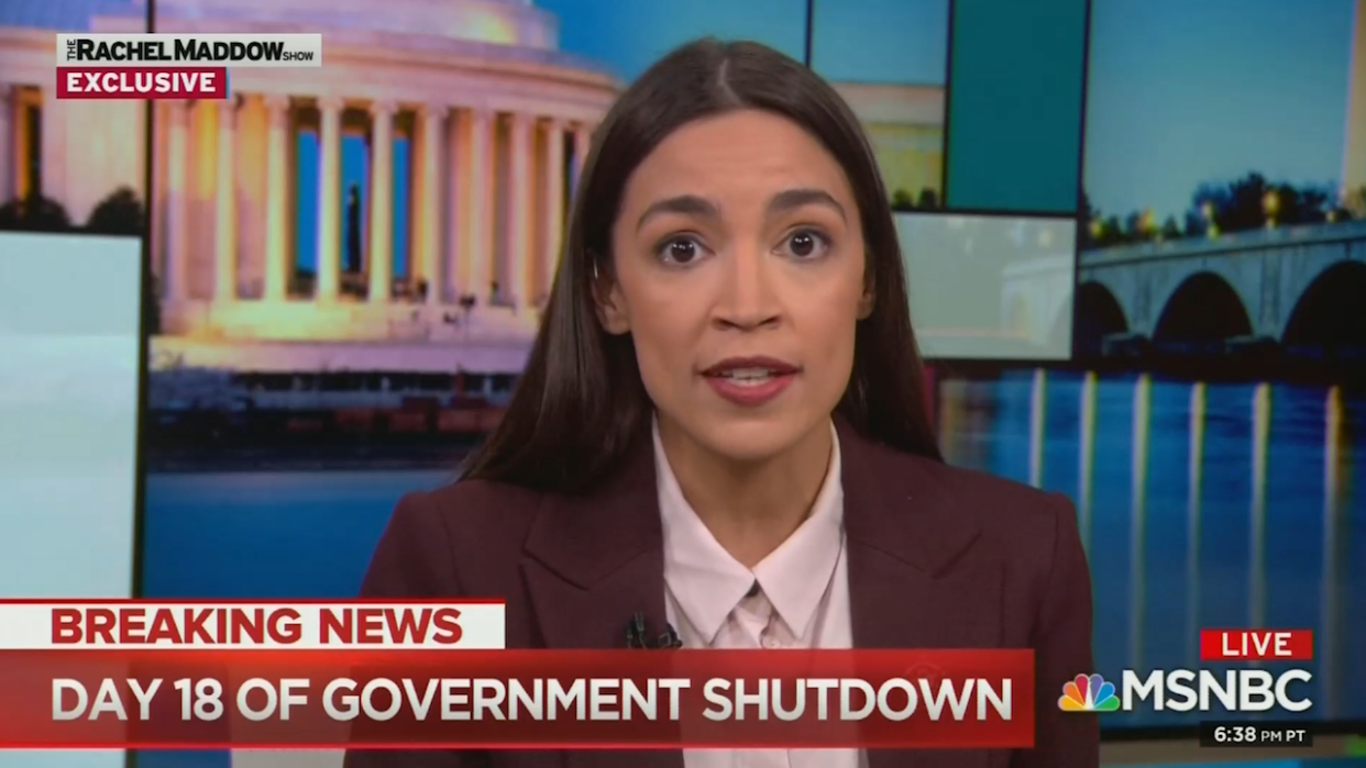 Rep. Alexandria Ocasio-Cortez, D-N.Y., joined The Rachel Maddow Show following