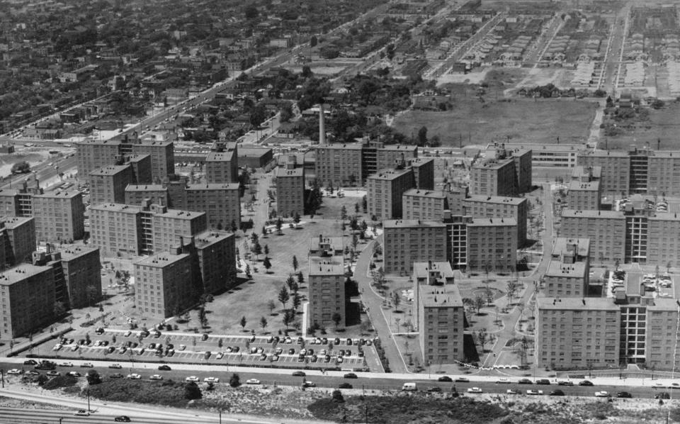 An aerial photo of the Bay View Houses. (Photo: New York Daily News Archive via Getty Images)