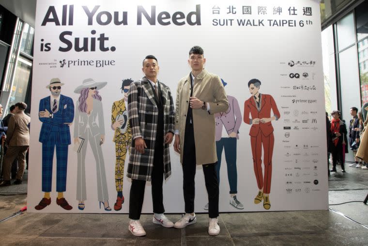 林郅為 張容軒SuitWalk紳士遊行初體驗。