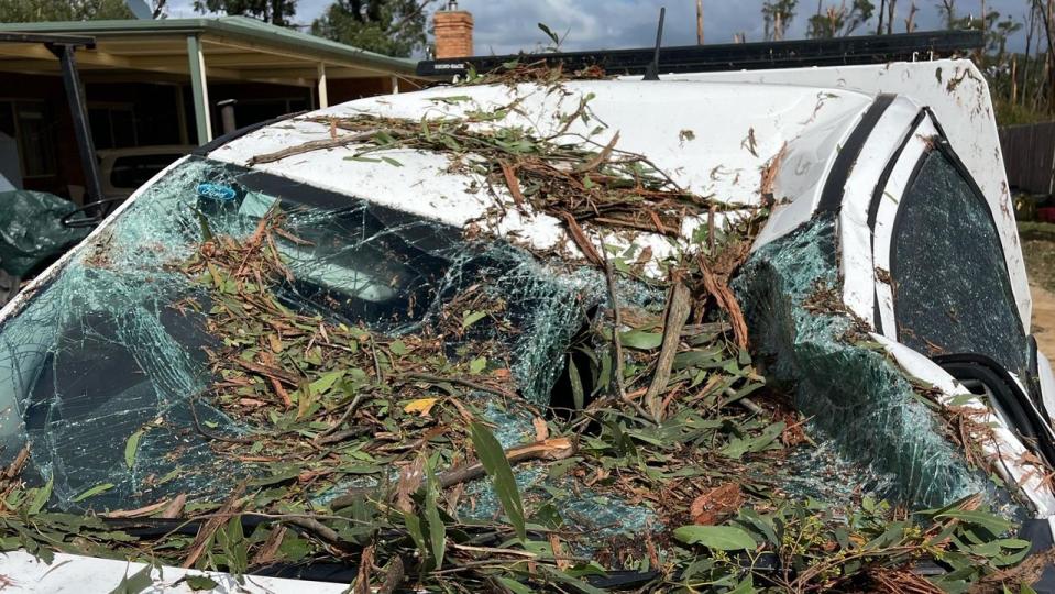 Thousands of homes remain without power. Picture: South Gippsland MP Danny O’Brien