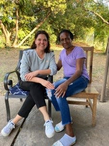 Community health worker Brenda Garza has become like a second daughter to Josefina Gasso. Garza kept Gasso informed of what was happening with her ailing daughter, Maidelys Hernandez, and helped figure out how to get Gasso a visa to come to the U.S. from Cuba to take care of Hernandez.