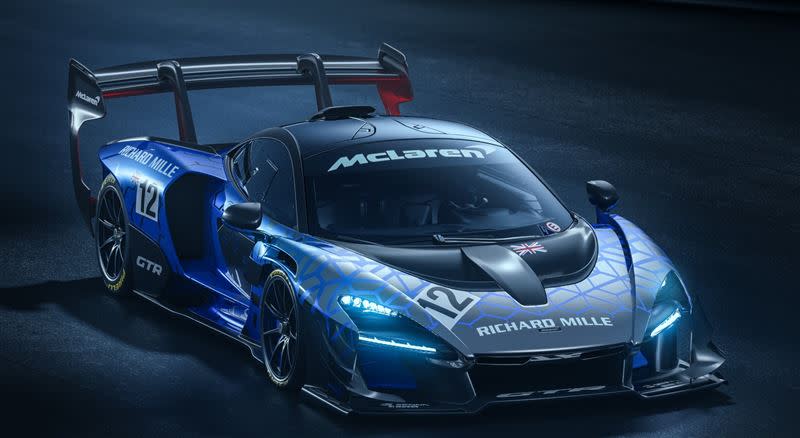 McLaren Senna GTR是終極賽道機器，擁有825匹馬力、81.6公斤米扭力的強悍性能。（圖／翻攝自McLaren官網）