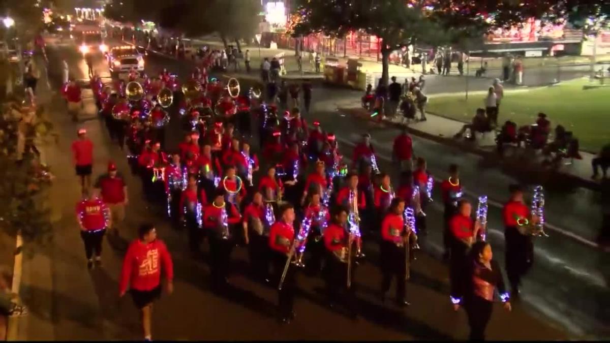 Navy Army Buc Days Night Parade 2022 G block