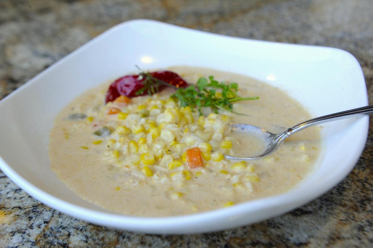 Summer sweet corn chowder is a light yet rich combination of the best colorful fruits of the season in a creamy broth.