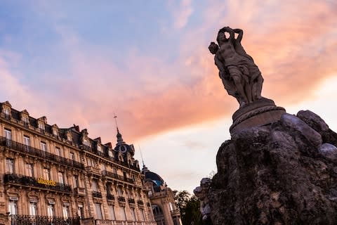 Montpellier, the capital of Languedoc, is a few miles from the Mediterranean coast - Credit: HENRYK SADURA