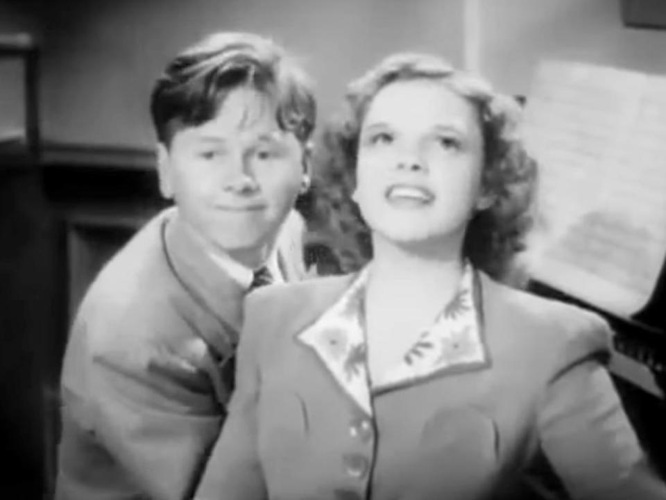 Mickey Rooney Judy Garland Babes in Arms movie 1938