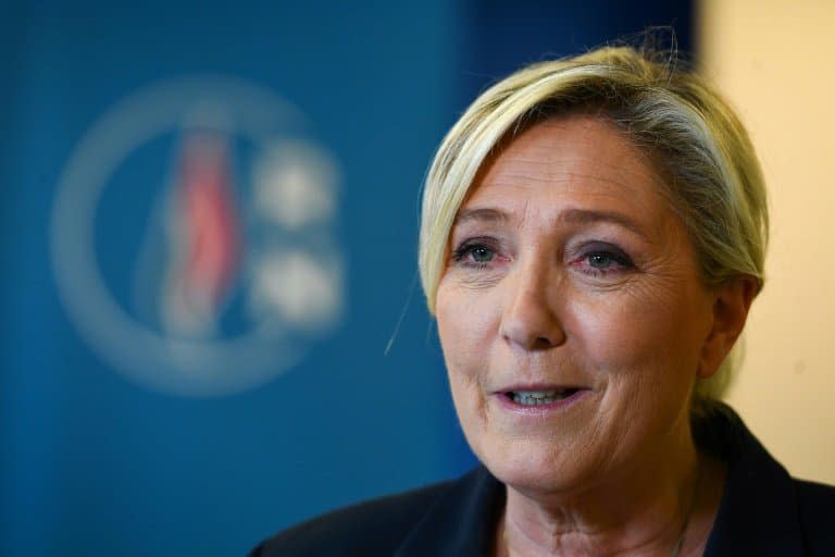 La présidente du Rassemblement National Marine Le Pen, le 28 juin 2020 à Nanterre - CHRISTOPHE ARCHAMBAULT  © 2019 AFP