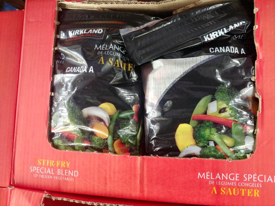 bags of frozen stir fry veggies at costco