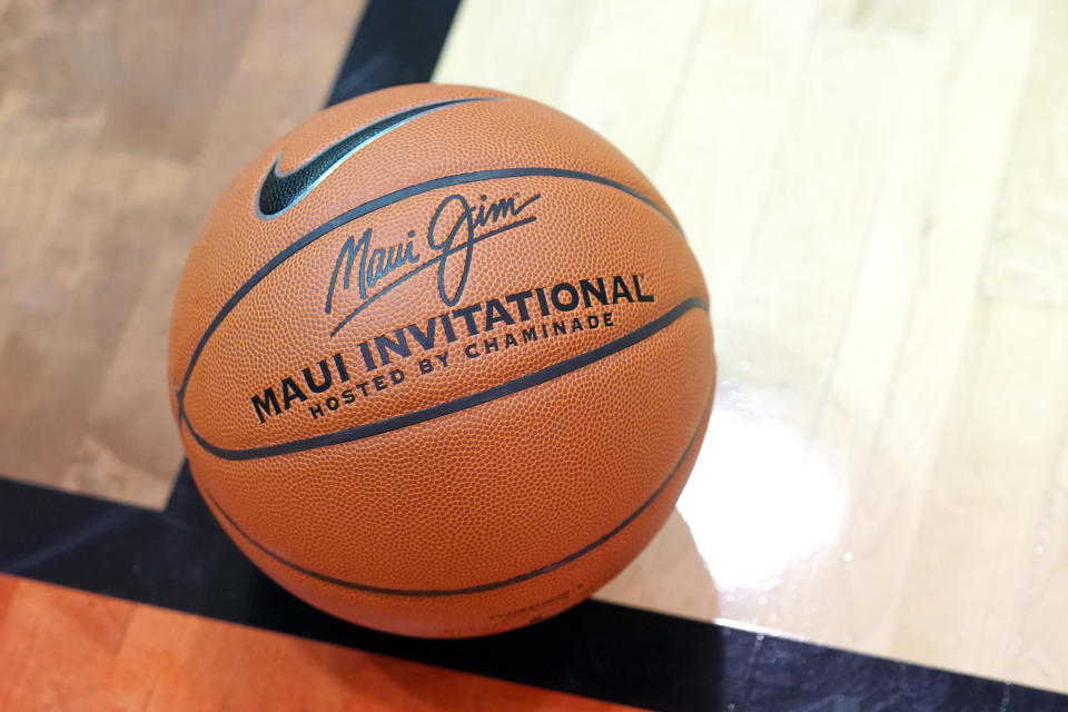 A Maui Invitational basketball