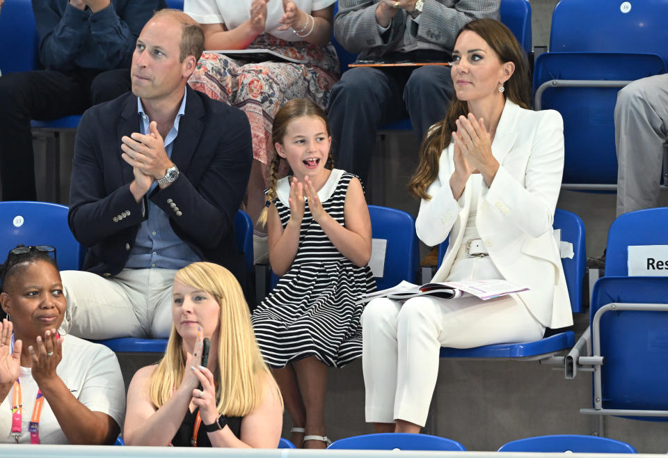 <p>Charlotte é a quarta na linha de sucessão ao trono britânico e a única filha de Kate Middleton e príncipe William (Foto: Karwai Tang / Getty Imagens)</p> 