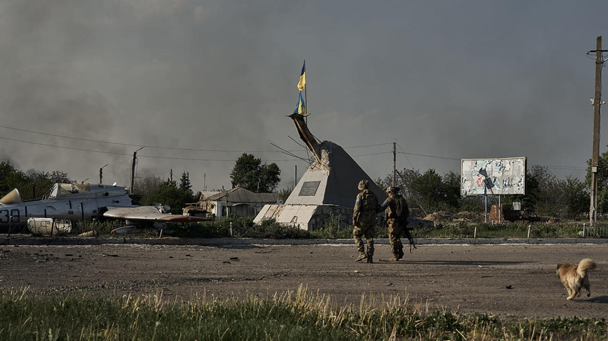 Ukrainian defenders. Stock photo: Getty Images
