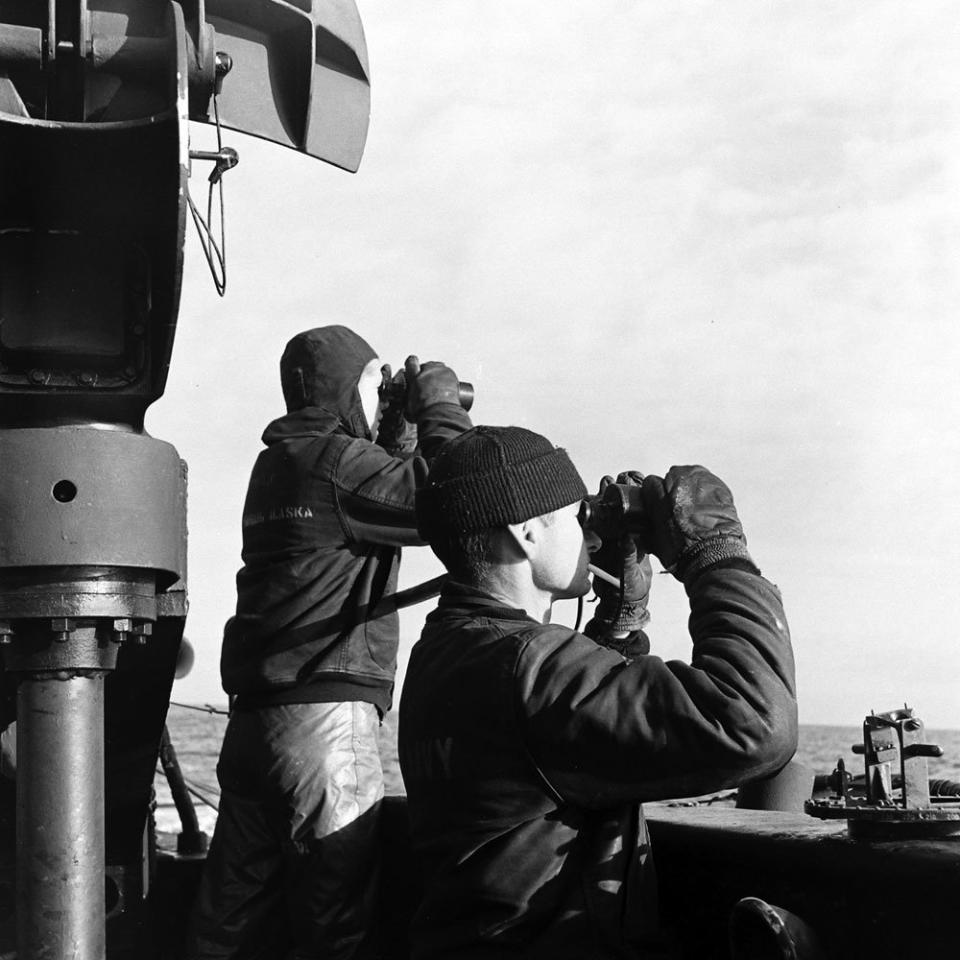 Dutch Harbor, Aleutian Islands, WWII, 1943.