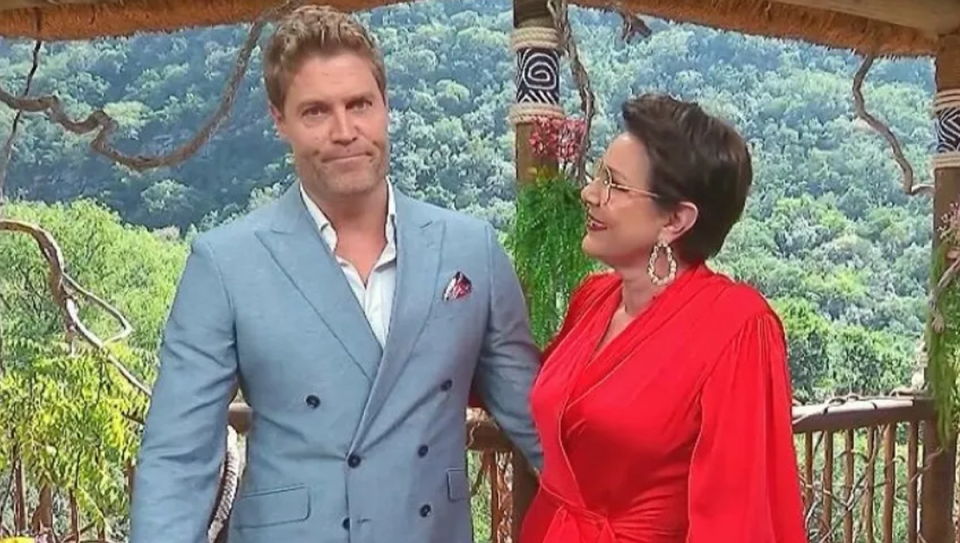 I’m A Celebrity's Chris Brown and Julia Morris.