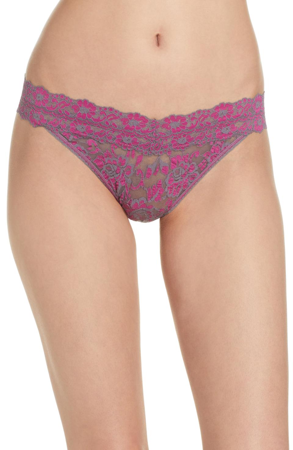 18) Regular Rise Cross Dye Thong