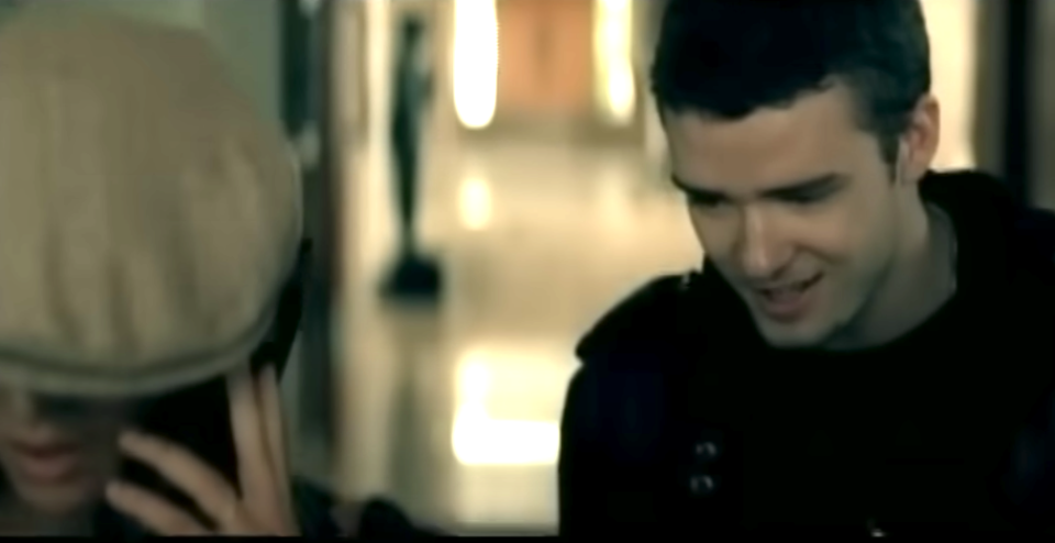 Screenshot from the "Cry Me a River" video