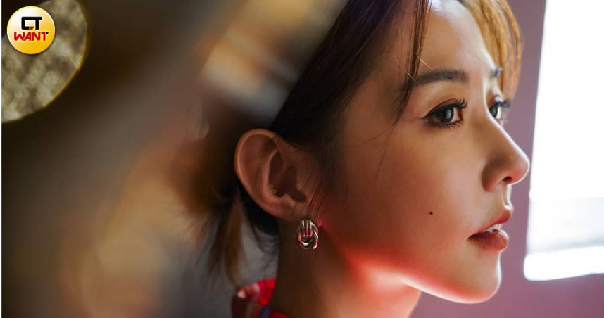 邵雨薇今年首次入圍金鐘獎迷你劇集最佳女主角。（圖／莊立人攝）