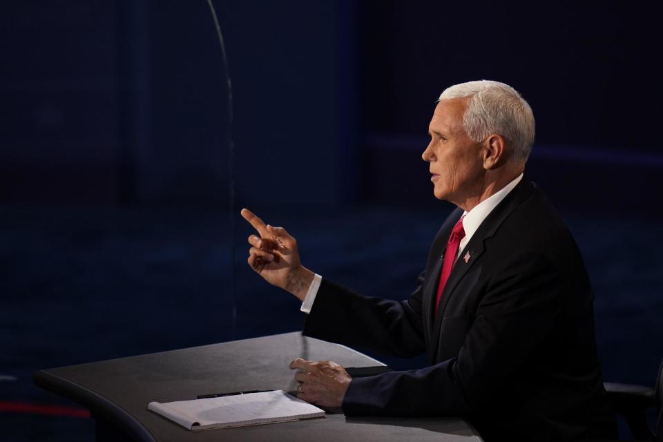 Mike Pence promised a Covid-19 treatemtn for millions of Americans (AP)