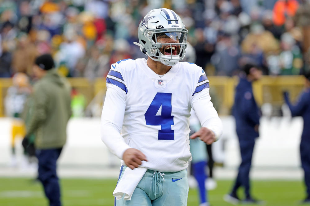 Cowboys' Prescott, Pollard smoke Vikings as Kirk Cousins packs it in early,  40-3