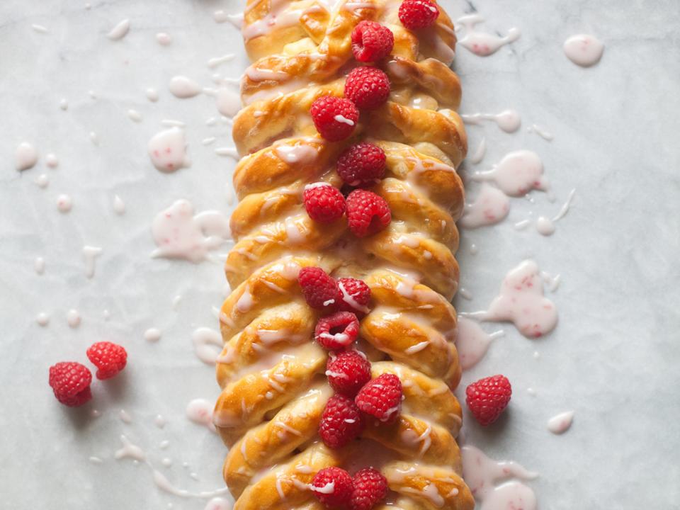 Raspberry Braid Loaf