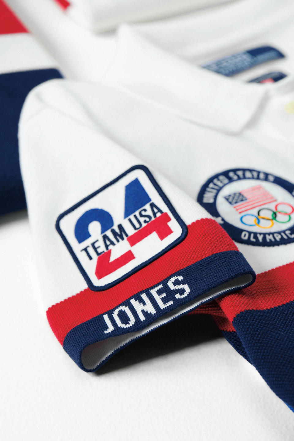 Ralph Lauren Team USA polo shirts for the 2024 Paris Olympics closing ceremony. (Courtesy Ralph Lauren)