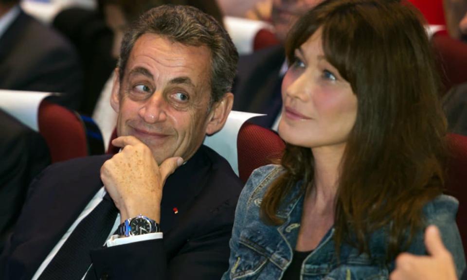 Nicolas Sarkozy et Carla Bruni-Sarkozy - Bertrand Langlois - AFP