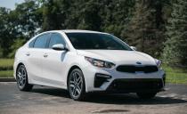 <p>With snappy good looks and an impressive list of standard and available features, <a rel="nofollow noopener" href="https://www.caranddriver.com/kia/forte-forte5" target="_blank" data-ylk="slk:Kia's Forte sedan;elm:context_link;itc:0;sec:content-canvas" class="link ">Kia's Forte sedan</a> (pictured) and Forte5 hatchback offer great value and few compromises. The base sedan has a 147-hp 2.0-liter four-cylinder engine and a six-speed manual. A 164-hp 2.0-liter four represents the step-up engine, and a six-speed automatic transmission is available. For the hatch, Kia only installs the more powerful engine while making available a 201-hp turbocharged 1.6-liter engine with a seven-speed automatic or a six-speed manual.</p>