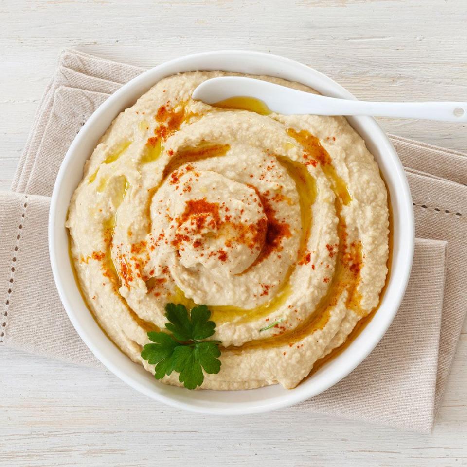 6) Hummus and beans