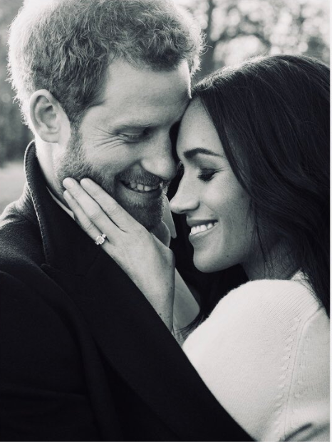 <em>Prince Harry and Meghan Markle’s engagement photos by Alexi Lubomirski. [Photo: Getty]</em>