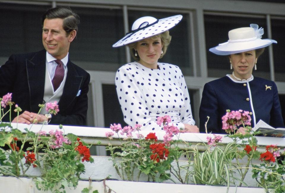 Charles Diana And Anne Derby