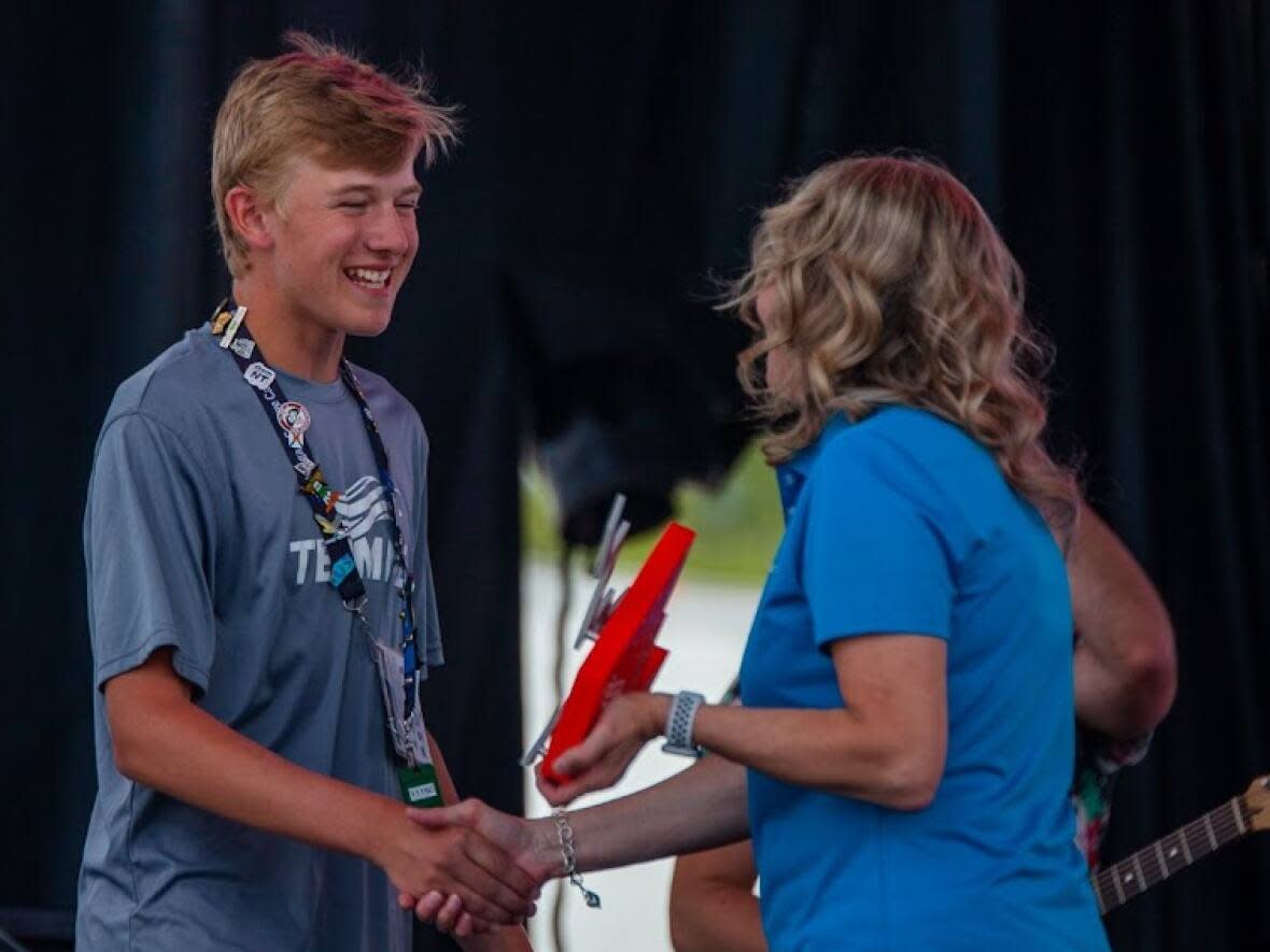 Declan Walsh says he didn't expect to win the True Sport Award at the 2022 Canada Summer Games. (Team Newfoundland and Labrador - image credit)