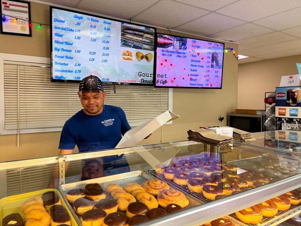 Tony Chou, owner of Gourmet Donuts and Cafe on North Mt. Juliet Road in Mt. Juliet.