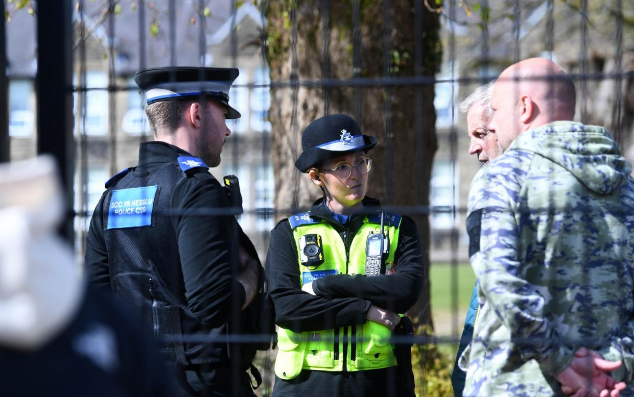 Two teachers and one student was injured during the incident at Ysgol Dyffryn Aman